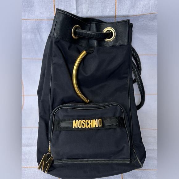 Moschino Handbags - Y2K Vintage Moschino Redline Bucket Bag